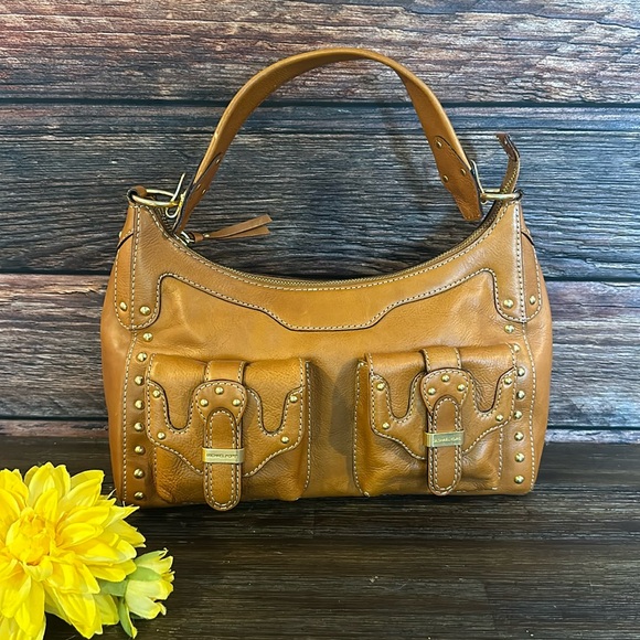 MICHAEL Michael Kors Handbags - Micheal Kors Astor Leather Studded Shoulder Bag! NWT!